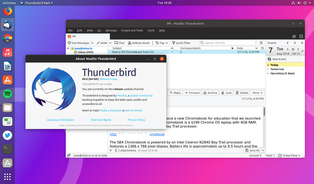 1200x704 Thunderbird Email Client Gets A New Look, New Features, And A New