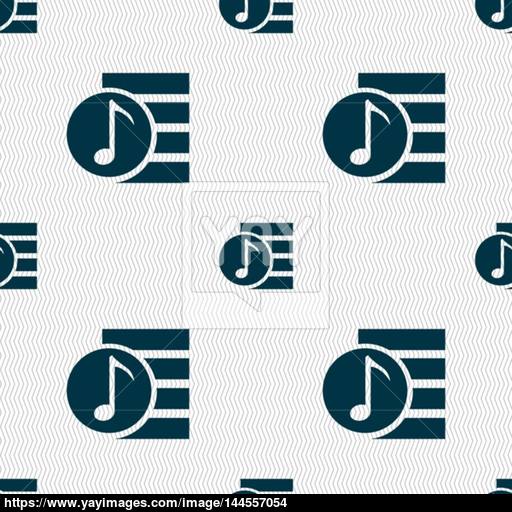 512x512 Audio, Icon Sign Seamless Abstract Background