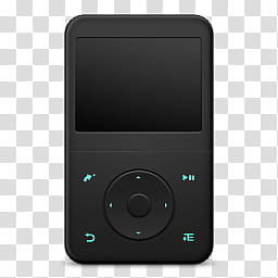 256x256 Amakrits S, Black Mp Player Icon Art Transparent Background Png