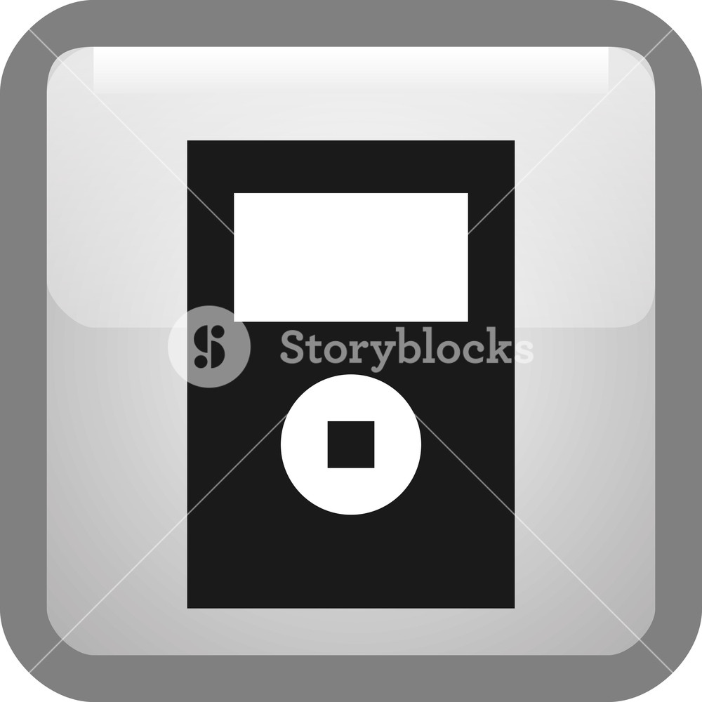 1000x1000 Player Tiny App Icon Royalty Free Stock Image