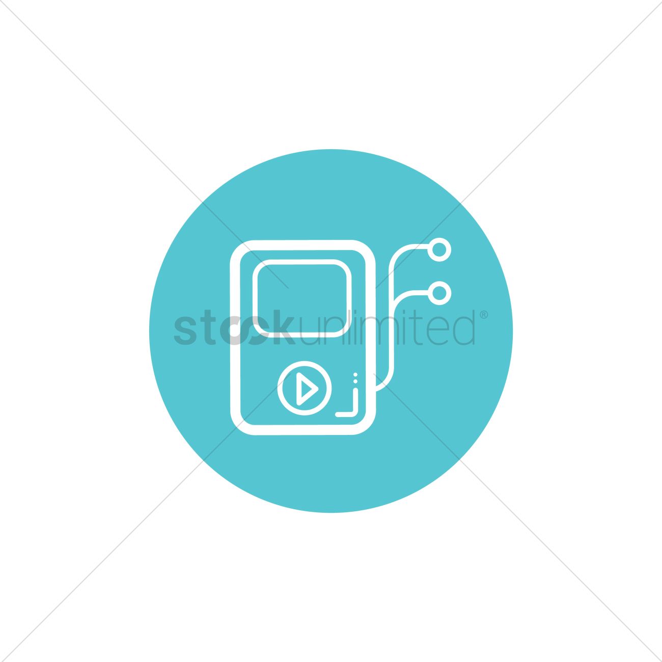 1300x1300 Player Icon Vector Image