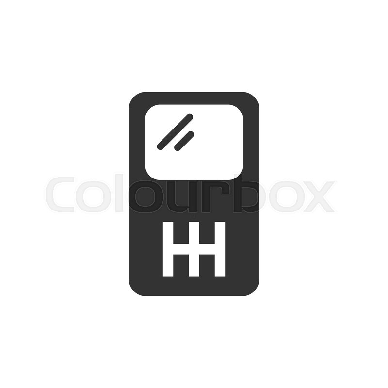 800x800 Player Black Icon Flat On White Stock Vector Colourbox