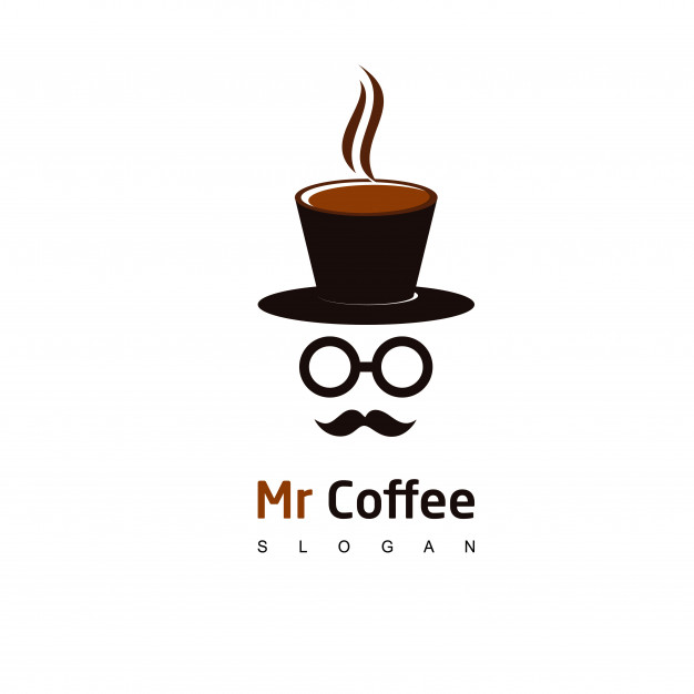 626x626 Mr Coffee Logo, Cafe Icon Design Vector Premium Download