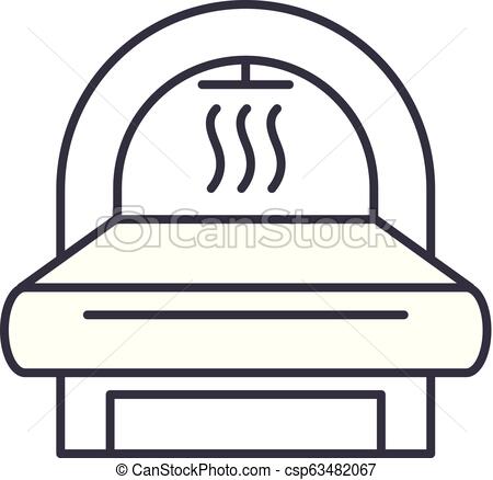450x438 Mri Line Icon Concept Mri Vector Linear Illustration, Symbol