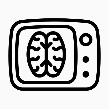 450x450 Outline Mri Scanner Pixel Perfect Vector Icon Royalty Free Vector