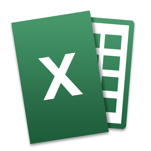 512x512 Microsoft Office Mac Tilt Excel Icon