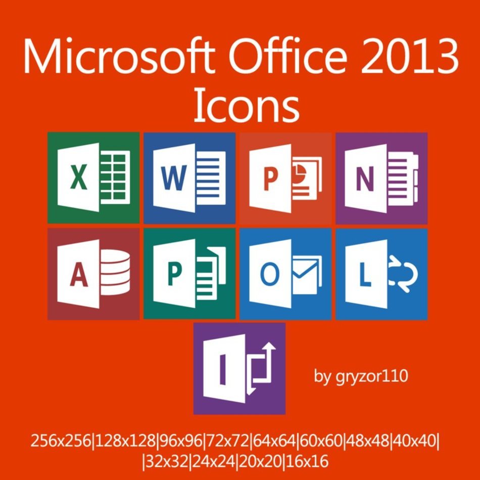 950x950 Microsoft Office Icons Free Image