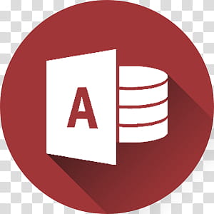 300x300 Microsoft Office Long Shadow Icons, Access Shadow Transparent