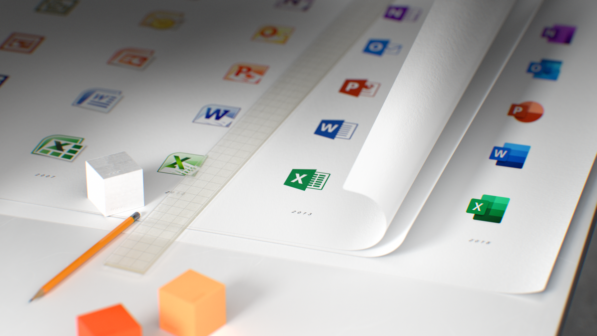 1920x1080 Microsoft's New Office Icons Are Part Of A Bigger Design Overhaul