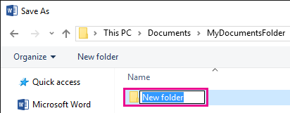 412x161 Create A New Folder
