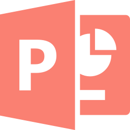 256x256 Free Salmon Ms Powerpoint Icon