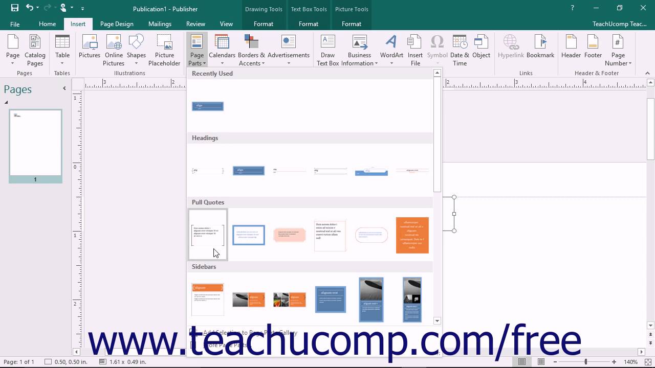 1280x720 Publisher Tutorial Creating Building Blocks Microsoft