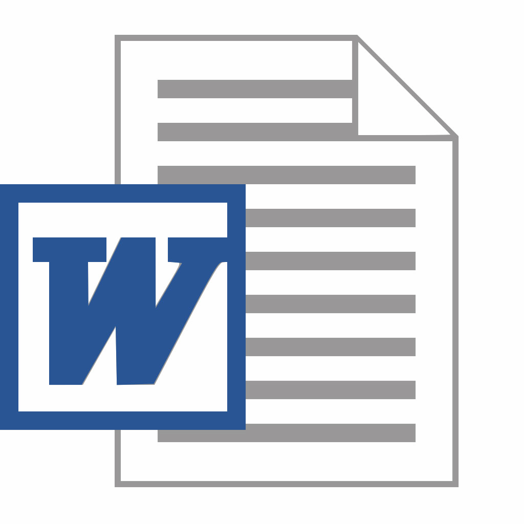 1024x1024 Microsoft Word Icon