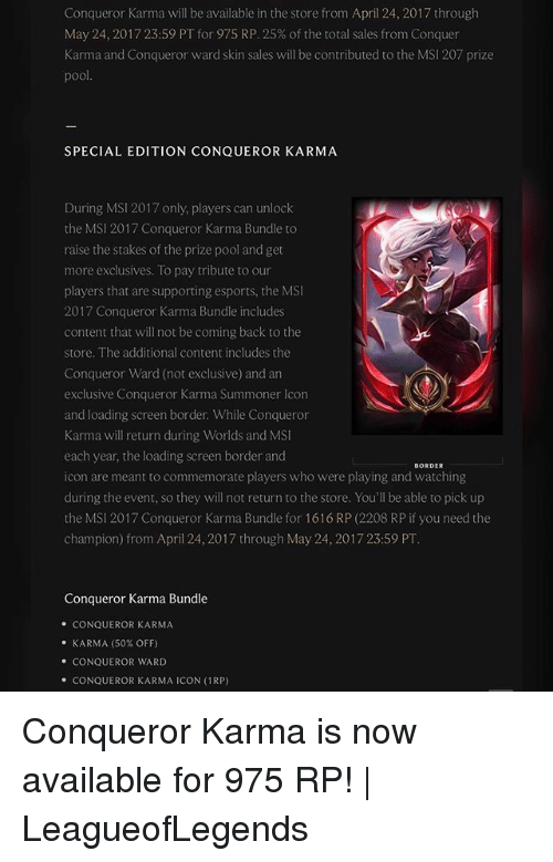 500x779 Conqueror Karma Will Be Available In The Store From April