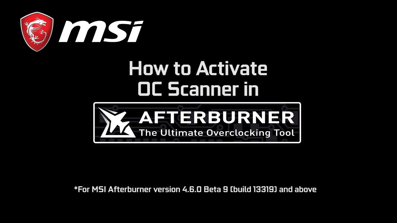 1280x720 Get A Free Performance Boost With Afterburner Oc Scanner Gaming