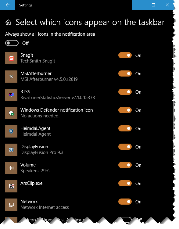 587x751 How To Showhide System Tray Icons Windows Daves Computer Tips
