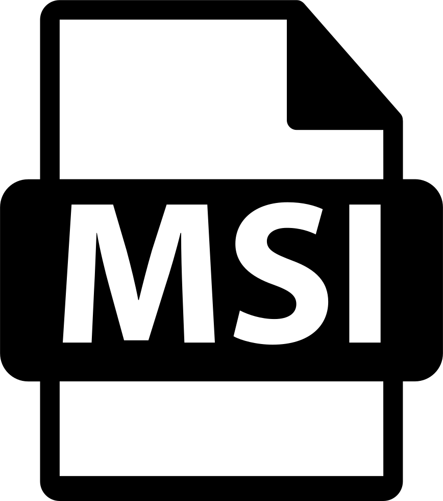 868x980 Msi Format Symbol Png Icon Free Download