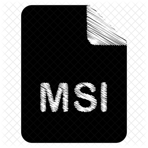 512x512 Msi Icon Of Glyph Style
