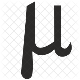 256x256 Mu Icon Of Glyph Style