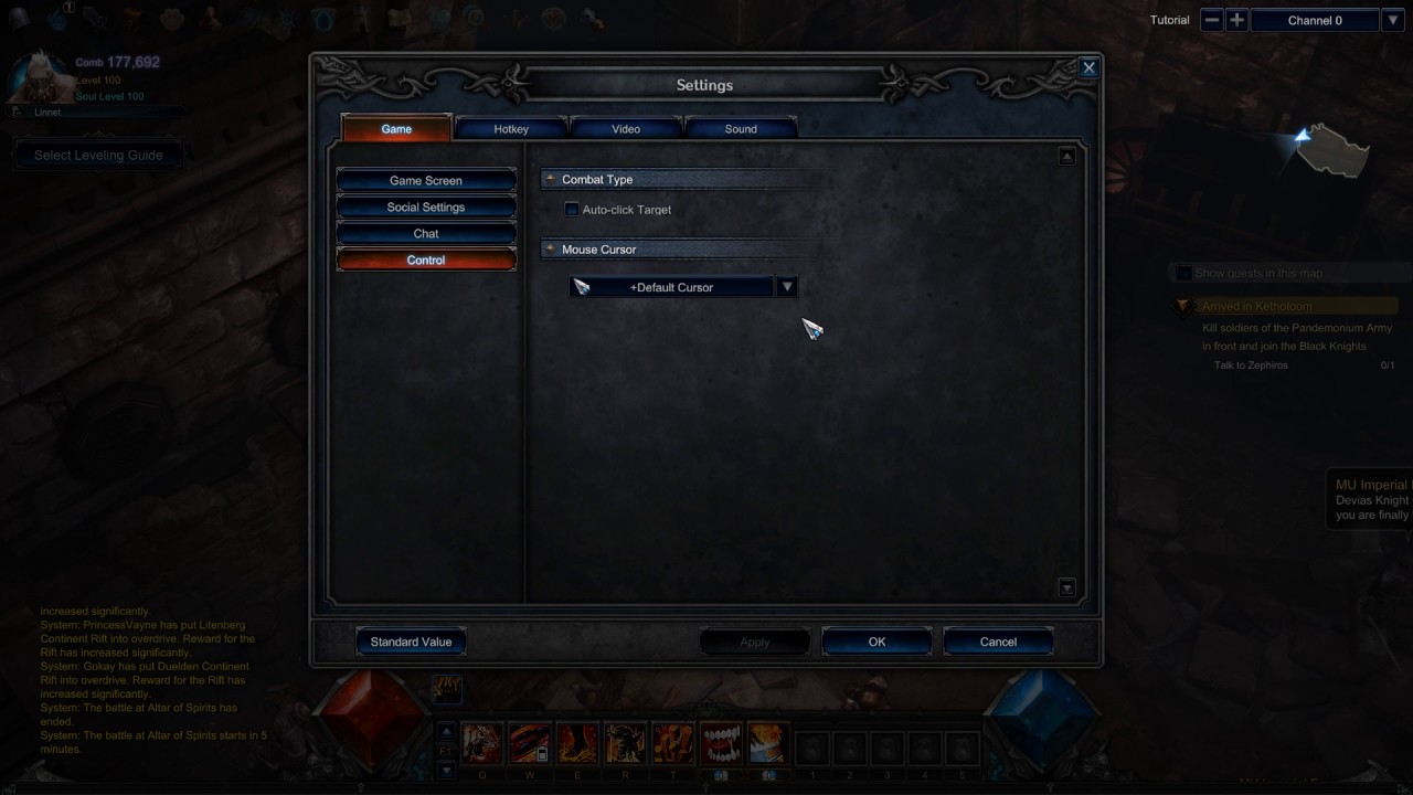 1280x720 How To Change Mouse Cursor In Mu Legend