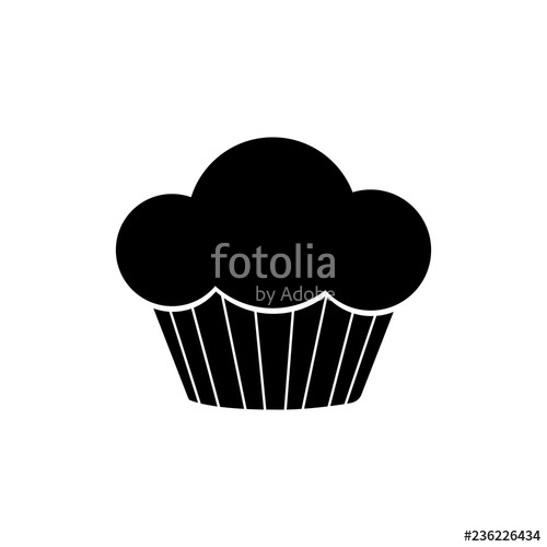 500x500 Muffn, Logo On White Background Stock Image And Royalty