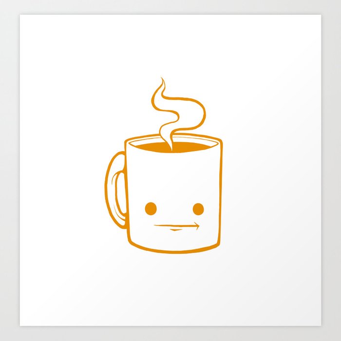 700x700 Mug Icon Art Print