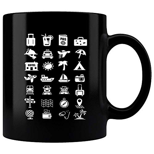 500x500 Travel Funny Icon Mug, Travel Mug, Funny Mug, Icon Mug