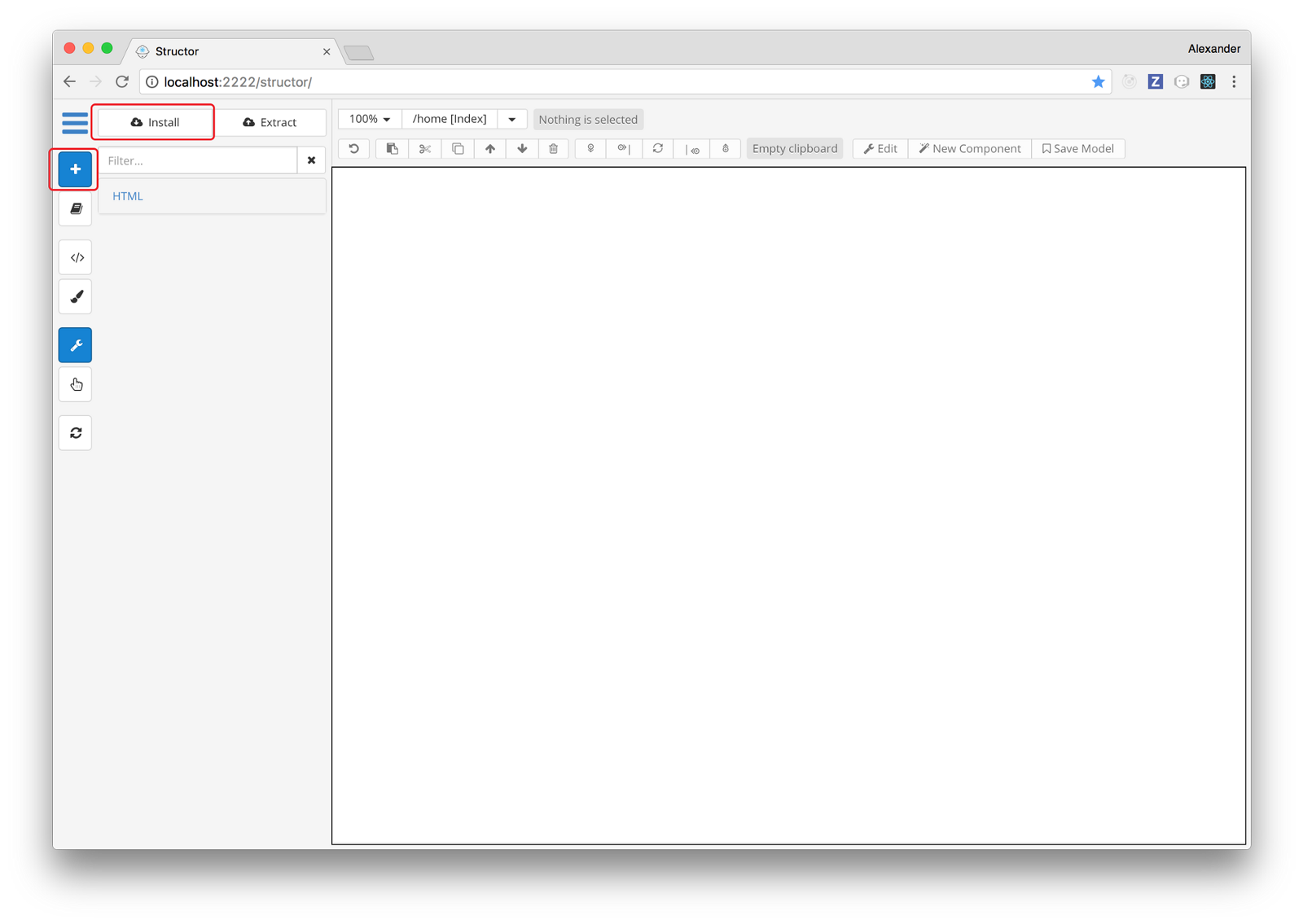1600x1135 Creating React Components In Structor React Ui Builder