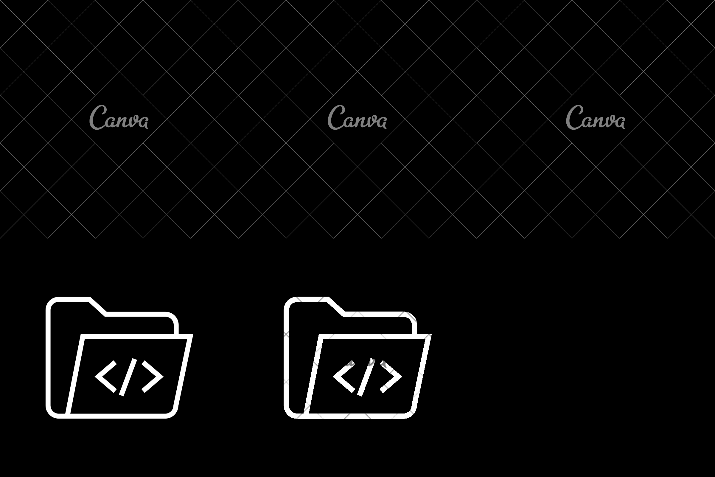 2400x1600 Folder Code Isolated Icon