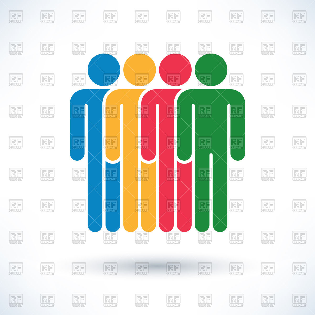 1200x1200 Icon Of Multicultural People