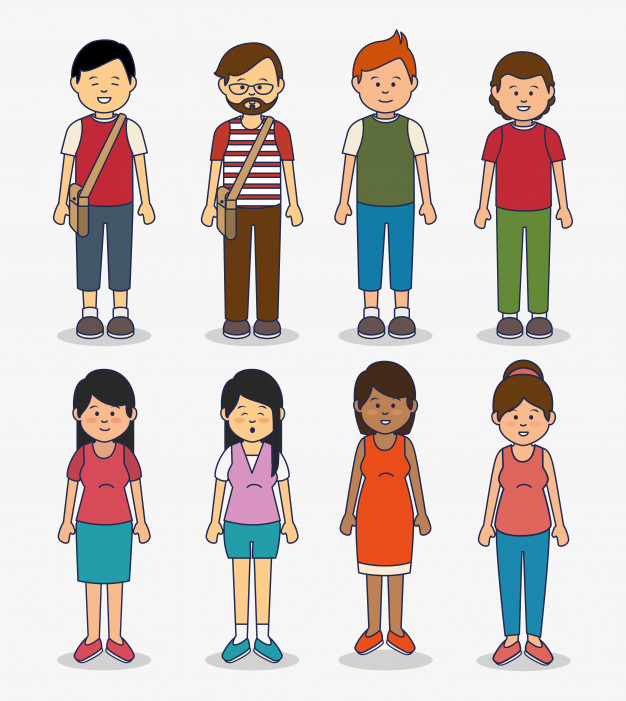 626x701 Multicultural People Avatars Icon Vector Premium Download