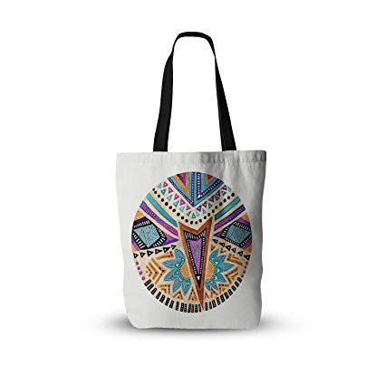 425x425 Buy Kess Inhouse Pom Graphic Design Multicultural Icon Teal Gold