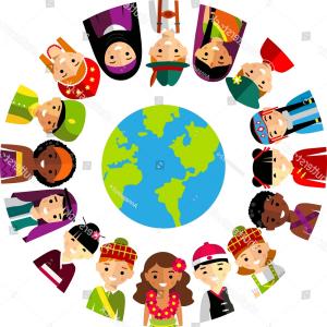 300x300 Stock Photo Family Icons Set Multicultural Society Vector