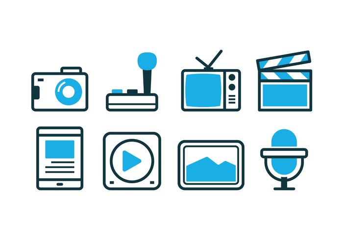 700x490 Free Multimedia Icon Set