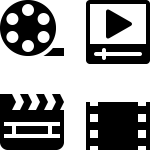 150x150 Multimedia Icon Set