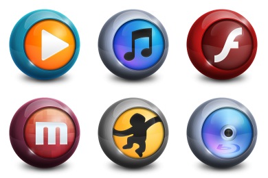 390x260 Media Player Iconset
