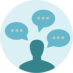 256x256 Multiple Messages Icon Download Flat Round Icons Iconspedia