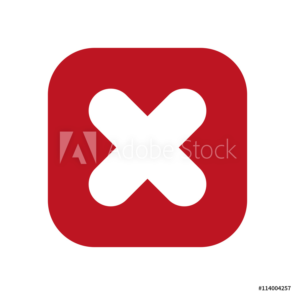 1000x1000 Photo Art Print Multiplication Symbol Button Isolated Icon