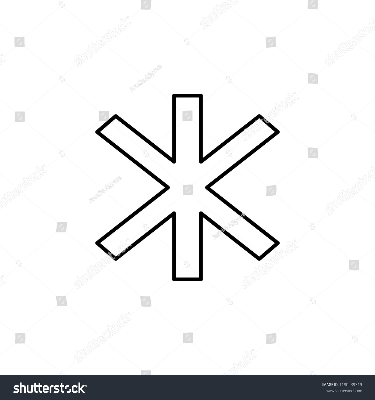 1500x1600 Multiplication Icon Element Of Education For Mobile Concept