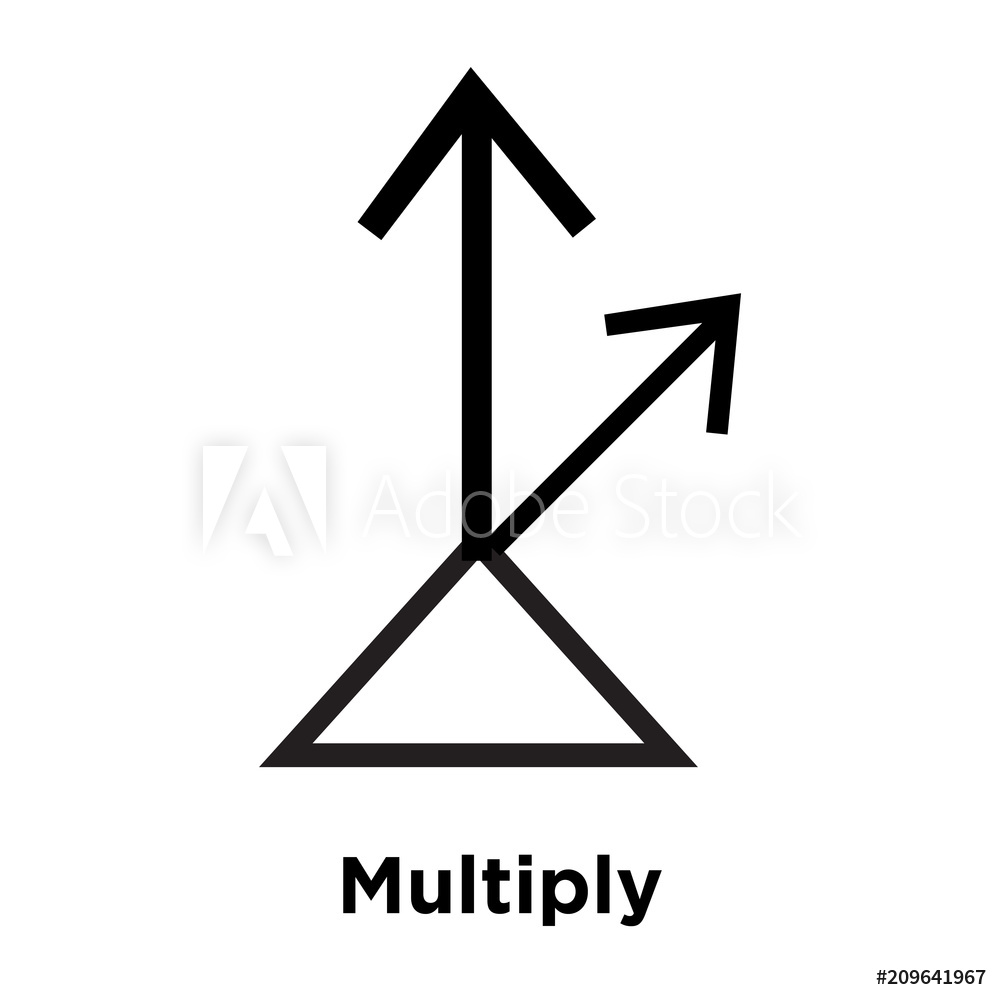1000x1000 Photo Art Print Multiply Icon Vector Sign And Symbol Isolated