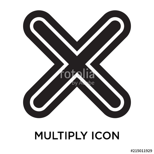 500x500 Multiply Icons Isolated On White Background Modern And Editable