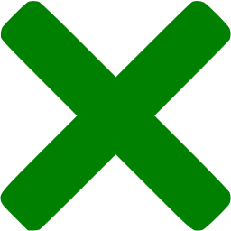 256x256 Green Multiply Icon