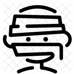 256x256 Mummy Icon Of Glyph Style