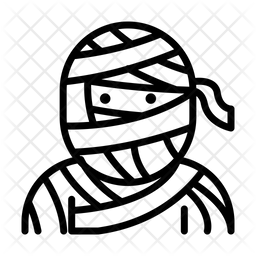 256x256 Mummy Icon Of Line Style