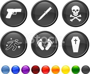 363x300 Murder Death Kill Royalty Free Vector Icon Set Stock Vectors