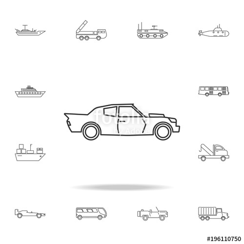 Muscle Car Icon Detailed Set Of Transport Outline Icons Premium 500x500 Muscle Car Icon Detailed Set Of Transport Outline Icons Premium