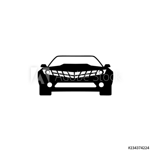 Front View Muscle Car Icon Element Of Transport Front View Icon 500x500 Front View Muscle Car Icon Element Of Transport Front View Icon