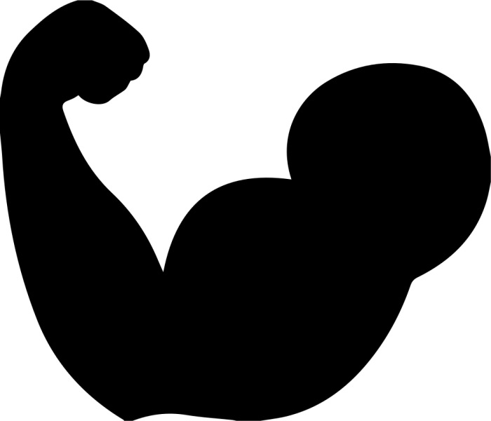 700x600 Muscle Icon Png Vector, Clipart