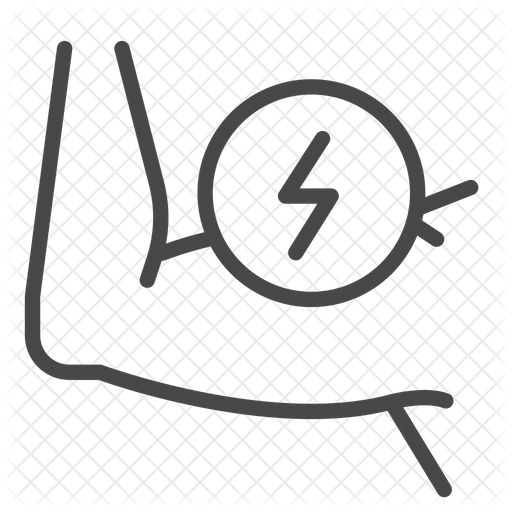 512x512 Muscle Icon Of Line Style