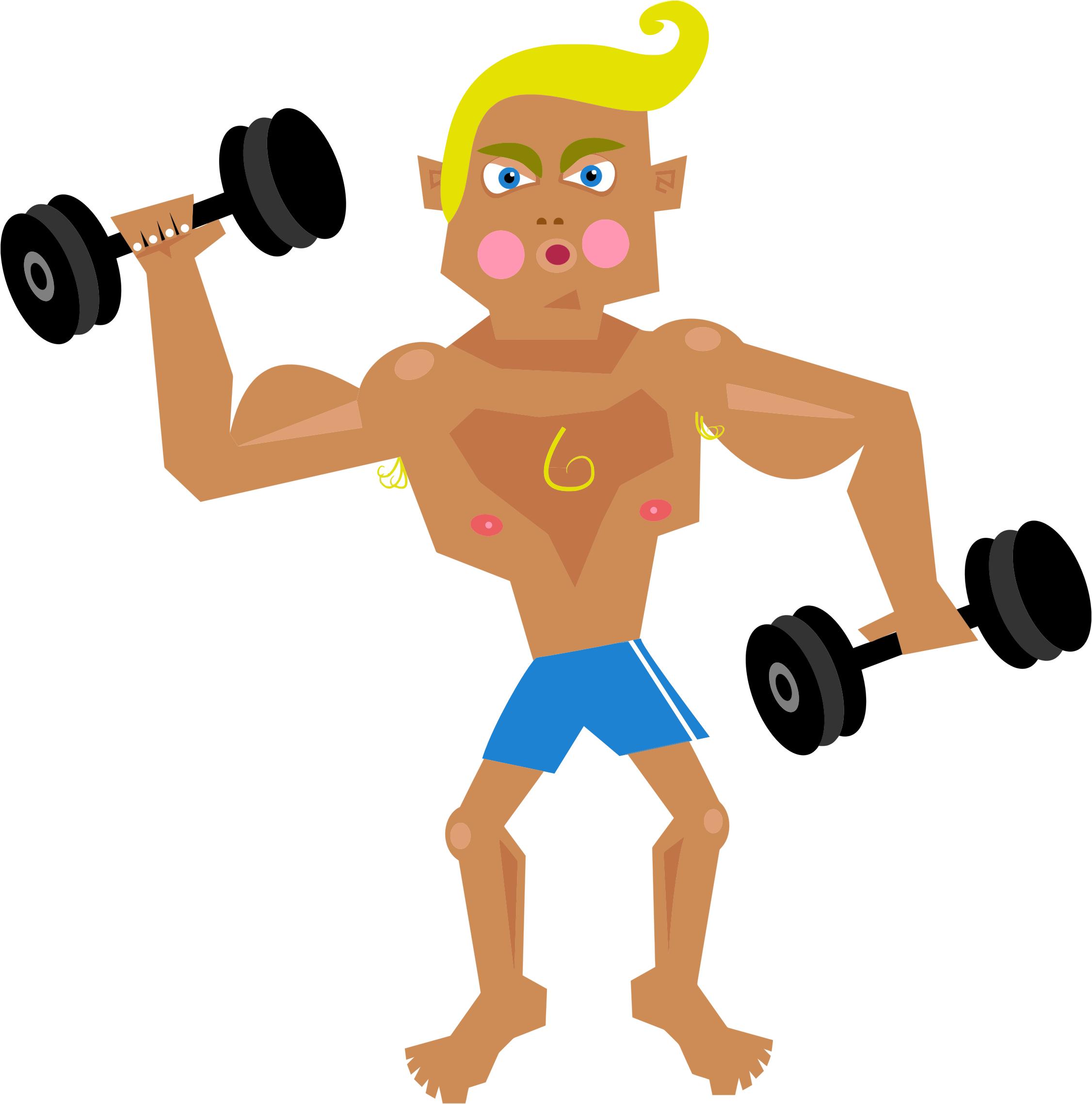 2252x2278 Muscle Man Icons Png